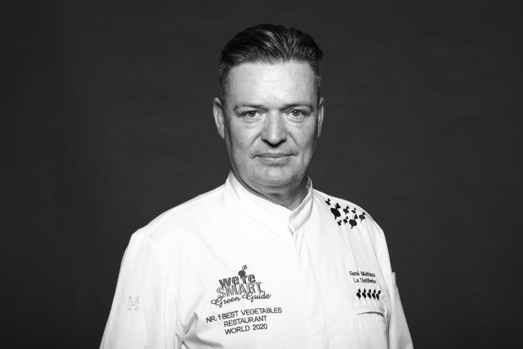 Chef René Mathieu (La Distillerie) - winner We're Smart® Best Vegetables Restaurant in the World 2021