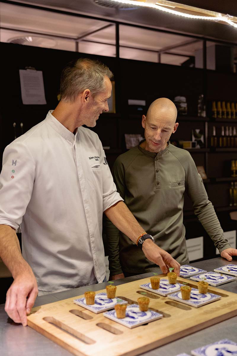 Edwin Soumang and Luc Kusters