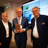 Gil Dumarey, Hein Deprez (CEO Greenyard) and Frank Fol