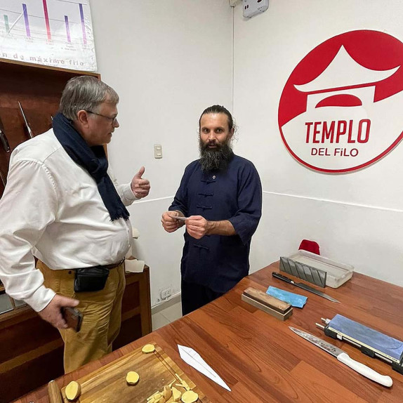 Frank Fol in Templo del Filo with Mijal Simko